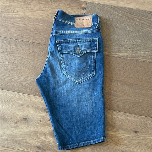 True Religion Ricky Relaxed Straight Shorts Size 31 - Picture 1 of 11